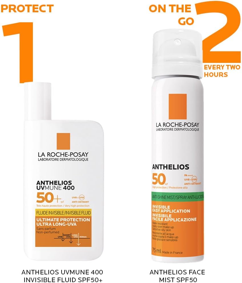 La Roche-Posay Anthelios Invisible Sunscreen Face Mist SPF50 For All Skin Types 75ml