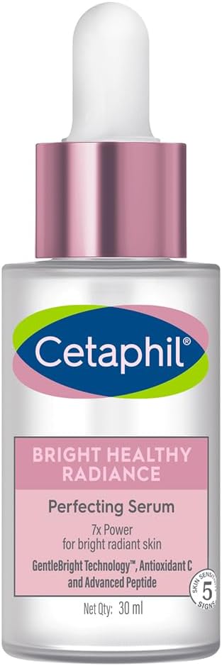CETAPHIL Bright Healthy Radiance Brightening |Glow Serum | 30ml | GentleBright Technology™ with Antioxidant C and Advanced Peptide | Removes Dark Spots & Dullness