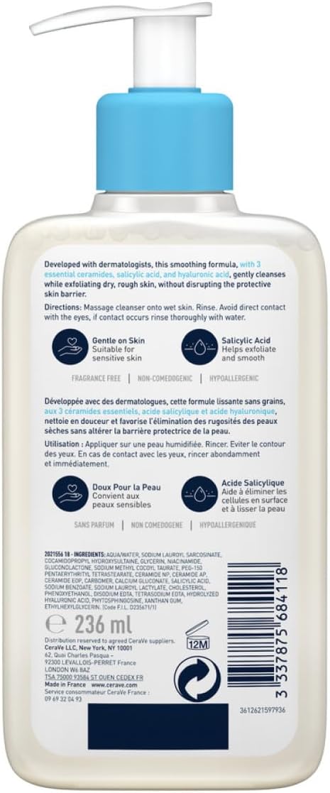 CeraVe SA Smoothing Cleanser