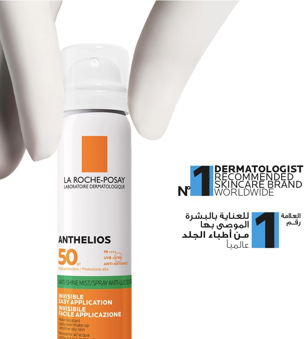 La Roche-Posay Anthelios Invisible Sunscreen Face Mist SPF50 For All Skin Types 75ml