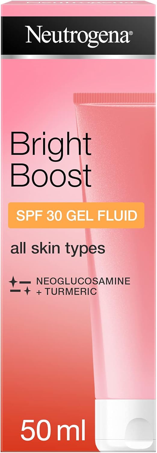 Neutrogena Gel Cream, Bright Boost, reduces appearance of dark spots, uneven skin tone and fine lines , lightweight formula ,50 ml