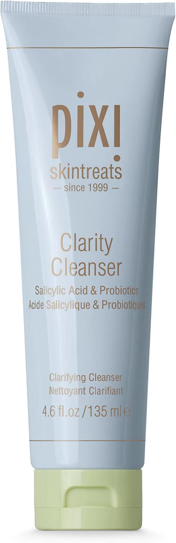 Pixi Beauty Clarity Cleanser | Gentle & Effective Facial Cleanser | Helps Minimize Pores | Promote A Clearer, Healthier Complexion | 4.6 Fl Oz