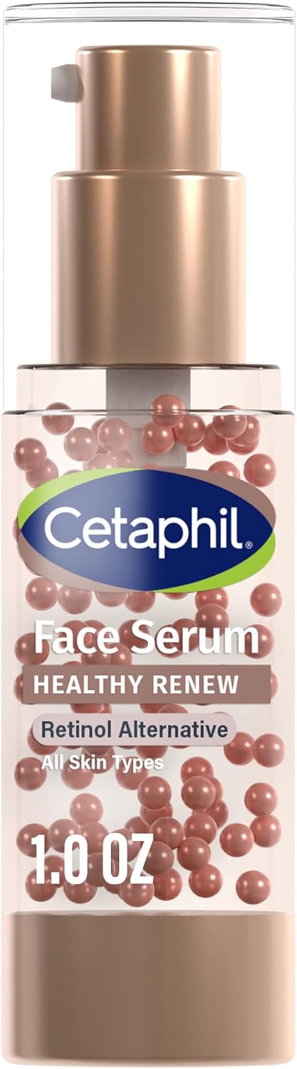 Cetaphil Anti Aging Healthy Renew 1 Oz Retinol Alternative Facial Serum With Niacinamide Peptides Sensitive Skin Care With Vitamin B Complex Fragrance Free