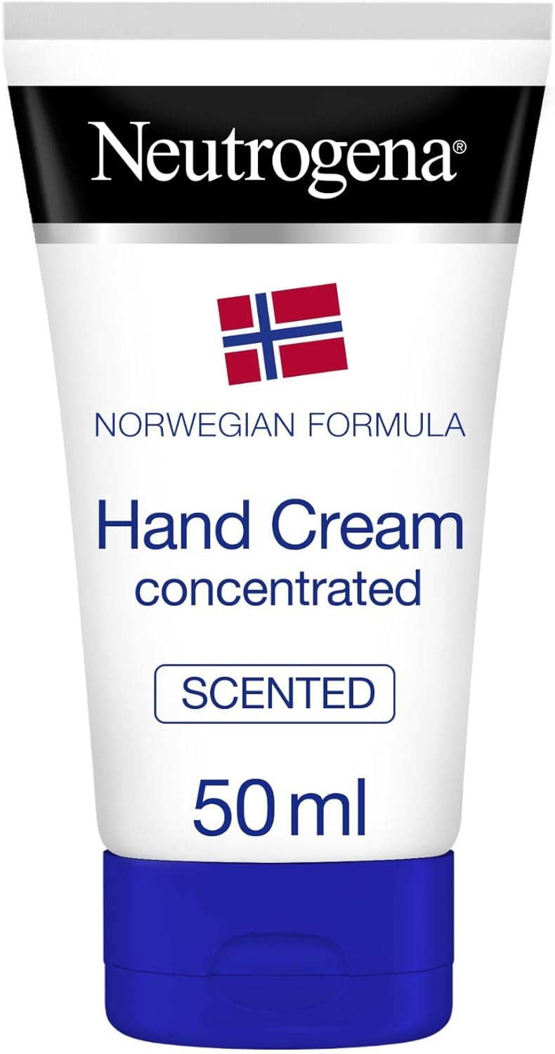 Neutrogena Norwegian Formula Hand Cream 50ml, Rapidly Heals Dry and Chapped Hands, Provides Instant Lasting Relief, Enriched with Nourishing Ingredients for Softer, Smoother Skin
