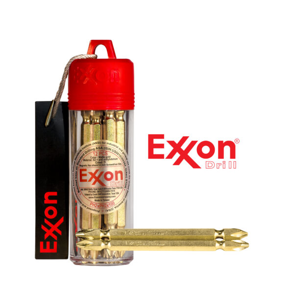 سرپیچ گوشتی چهارسو ph2*ph2 100 اگزون exxon